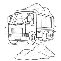 Dibujo para colorear: Truck (Transporte) #135565 - Dibujos para Colorear e Imprimir Gratis