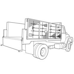 Dibujo para colorear: Truck (Transporte) #135579 - Dibujos para Colorear e Imprimir Gratis
