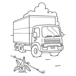 Dibujo para colorear: Truck (Transporte) #135603 - Dibujos para Colorear e Imprimir Gratis