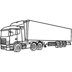 Dibujo para colorear: Truck (Transporte) #135652 - Dibujos para Colorear e Imprimir Gratis