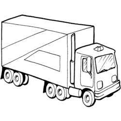 Dibujo para colorear: Truck (Transporte) #135658 - Dibujos para Colorear e Imprimir Gratis
