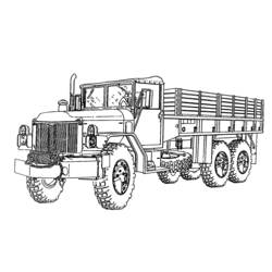 Dibujo para colorear: Truck (Transporte) #135706 - Dibujos para Colorear e Imprimir Gratis