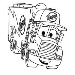 Dibujo para colorear: Truck (Transporte) #135707 - Dibujos para Colorear e Imprimir Gratis