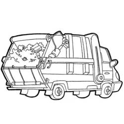 Dibujo para colorear: Truck (Transporte) #135732 - Dibujos para Colorear e Imprimir Gratis