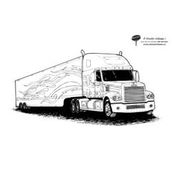 Dibujo para colorear: Truck (Transporte) #135749 - Dibujos para Colorear e Imprimir Gratis