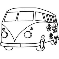 Dibujo para colorear: Van (Transporte) #145104 - Dibujos para Colorear e Imprimir Gratis