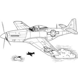 Dibujo para colorear: War Planes (Transporte) #141048 - Dibujos para Colorear e Imprimir Gratis