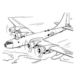 Dibujo para colorear: War Planes (Transporte) #141118 - Dibujos para Colorear e Imprimir Gratis