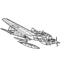 Dibujo para colorear: War Planes (Transporte) #141123 - Dibujos para Colorear e Imprimir Gratis