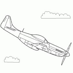 Dibujo para colorear: War Planes (Transporte) #141127 - Dibujos para Colorear e Imprimir Gratis
