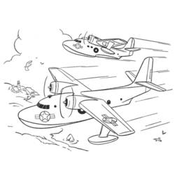 Dibujo para colorear: War Planes (Transporte) #141128 - Dibujos para Colorear e Imprimir Gratis