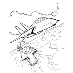 Dibujo para colorear: War Planes (Transporte) #141164 - Dibujos para Colorear e Imprimir Gratis