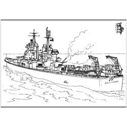 Dibujo para colorear: Warship (Transporte) #138515 - Dibujos para Colorear e Imprimir Gratis