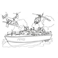 Dibujo para colorear: Warship (Transporte) #138665 - Dibujos para Colorear e Imprimir Gratis