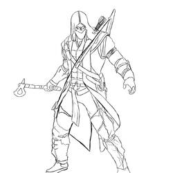 Dibujos para colorear: Assassin's Creed - Dibujos para Colorear e Imprimir Gratis