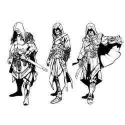 Dibujo para colorear: Assassin's Creed (Videojuegos) #111933 - Dibujos para Colorear e Imprimir Gratis