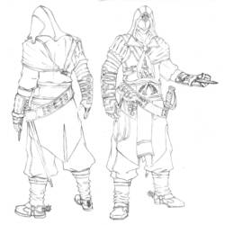 Dibujo para colorear: Assassin's Creed (Videojuegos) #111965 - Dibujos para Colorear e Imprimir Gratis