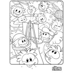 Dibujo para colorear: Club Penguin (Videojuegos) #170301 - Dibujos para Colorear e Imprimir Gratis