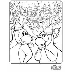 Dibujo para colorear: Club Penguin (Videojuegos) #170305 - Dibujos para Colorear e Imprimir Gratis