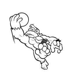 Dibujo para colorear: Donkey Kong (Videojuegos) #112161 - Dibujos para Colorear e Imprimir Gratis