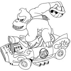 Dibujo para colorear: Donkey Kong (Videojuegos) #112164 - Dibujos para Colorear e Imprimir Gratis