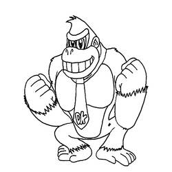 Dibujo para colorear: Donkey Kong (Videojuegos) #112174 - Dibujos para Colorear e Imprimir Gratis