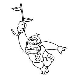 Dibujo para colorear: Donkey Kong (Videojuegos) #112184 - Dibujos para Colorear e Imprimir Gratis