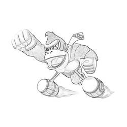 Dibujo para colorear: Donkey Kong (Videojuegos) #112185 - Dibujos para Colorear e Imprimir Gratis