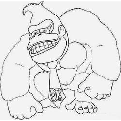 Dibujo para colorear: Donkey Kong (Videojuegos) #112200 - Dibujos para Colorear e Imprimir Gratis