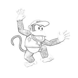 Dibujo para colorear: Donkey Kong (Videojuegos) #112212 - Dibujos para Colorear e Imprimir Gratis