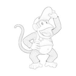 Dibujo para colorear: Donkey Kong (Videojuegos) #112221 - Dibujos para Colorear e Imprimir Gratis