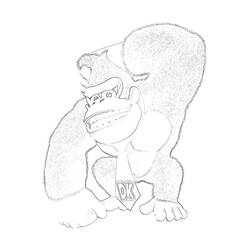 Dibujo para colorear: Donkey Kong (Videojuegos) #112243 - Dibujos para Colorear e Imprimir Gratis
