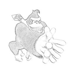 Dibujo para colorear: Donkey Kong (Videojuegos) #112266 - Dibujos para Colorear e Imprimir Gratis