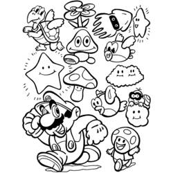 Dibujo para colorear: Mario Bros (Videojuegos) #112467 - Dibujos para Colorear e Imprimir Gratis