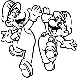 Dibujo para colorear: Mario Bros (Videojuegos) #112468 - Dibujos para Colorear e Imprimir Gratis