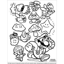 Dibujo para colorear: Mario Bros (Videojuegos) #112476 - Dibujos para Colorear e Imprimir Gratis
