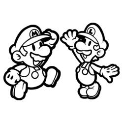 Dibujo para colorear: Mario Bros (Videojuegos) #112490 - Dibujos para Colorear e Imprimir Gratis
