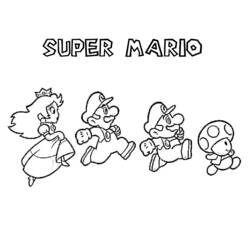 Dibujo para colorear: Mario Bros (Videojuegos) #112491 - Dibujos para Colorear e Imprimir Gratis
