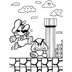 Dibujos para colorear: Mario Bros - Dibujos para Colorear e Imprimir Gratis