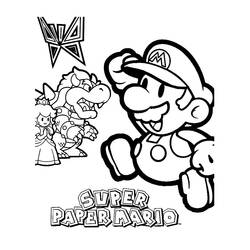 Dibujo para colorear: Mario Bros (Videojuegos) #112526 - Dibujos para Colorear e Imprimir Gratis