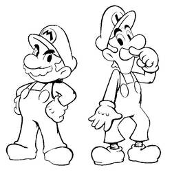 Dibujo para colorear: Mario Bros (Videojuegos) #112533 - Dibujos para Colorear e Imprimir Gratis