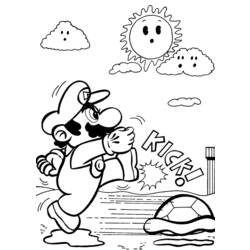 Dibujo para colorear: Mario Bros (Videojuegos) #112542 - Dibujos para Colorear e Imprimir Gratis