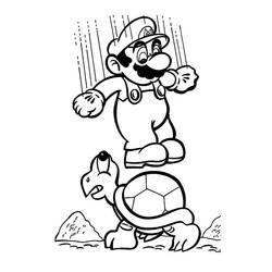 Dibujo para colorear: Mario Bros (Videojuegos) #112545 - Dibujos para Colorear e Imprimir Gratis