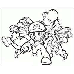 Dibujo para colorear: Mario Bros (Videojuegos) #112552 - Dibujos para Colorear e Imprimir Gratis