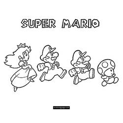 Dibujo para colorear: Mario Bros (Videojuegos) #112611 - Dibujos para Colorear e Imprimir Gratis