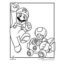 Dibujo para colorear: Mario Kart (Videojuegos) #154433 - Dibujos para Colorear e Imprimir Gratis