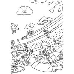 Dibujo para colorear: Mario Kart (Videojuegos) #154436 - Dibujos para Colorear e Imprimir Gratis