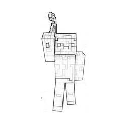 Dibujo para colorear: Minecraft (Videojuegos) #113764 - Dibujos para Colorear e Imprimir Gratis