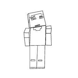 Dibujo para colorear: Minecraft (Videojuegos) #113766 - Dibujos para Colorear e Imprimir Gratis