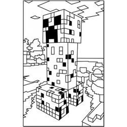 Dibujo para colorear: Minecraft (Videojuegos) #113783 - Dibujos para Colorear e Imprimir Gratis